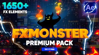 FX MONSTER - Premium Pack [1650  2D FX Elements]