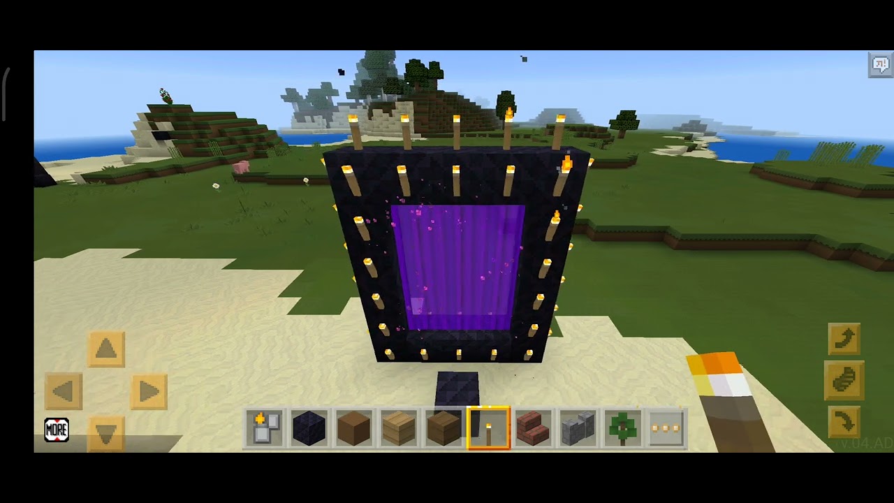 How to make portal in Minecraft and Loki craft - YouTube