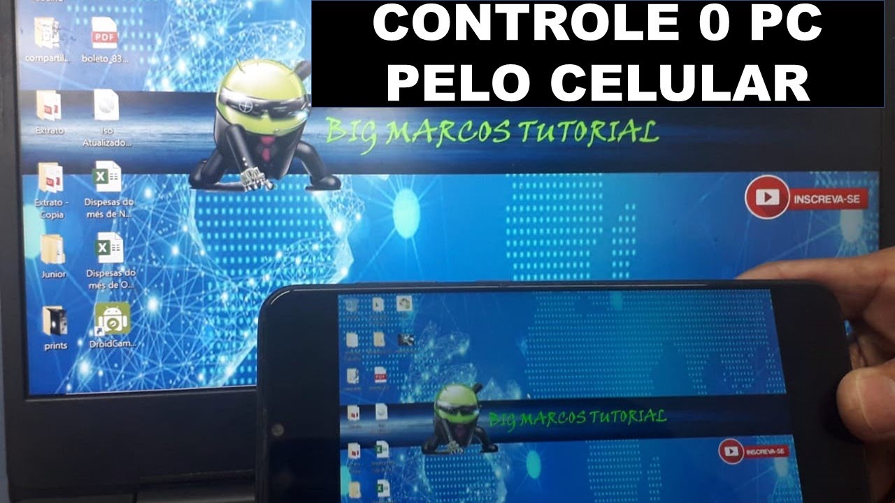 Como Controlar O PC Pelo Celular YouTube