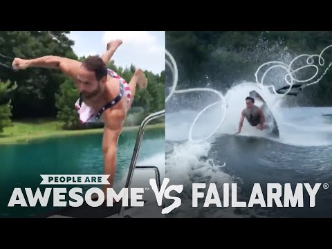 Wake Surfing Wipeouts & More | People Are Awesome Vs. FailArmy