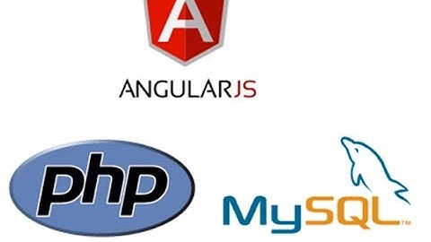 AngularJS Insert, Select, Delete, Update From Database-  PHP, MySql Tutorial Part 1