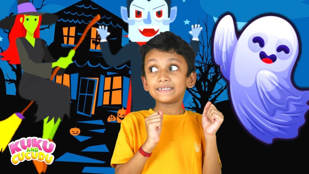😻 This is Halloween night Song 🎃🎃🎃 | Fun Halloween Kids songs - Kuku ...