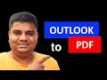 How to Save Email as PDF Outlook [ MAC ]