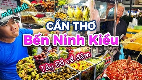 597. Cần Thơ - Bến Ninh Kiều về đêm thu hút hàng ngàn người đến ăn uống, ngắm du thuyền mỗi đêm