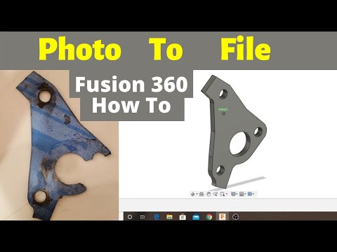 ( Fusion 360 ) How to Convert A Photo to a Cnc File using Fusions Canvas Tool. (Langmuir Systems)
