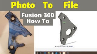 ( Fusion 360 ) How to Convert A Photo to a Cnc File using Fusions Canvas Tool. (Langmuir Systems)