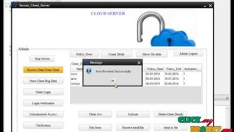 Final Year Projects | Secure Overlay Cloud Storage with Access Control and Assured