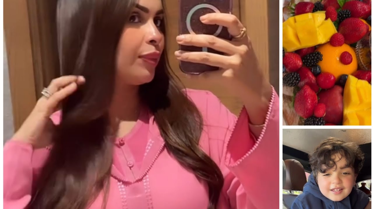 عراضت صفاء حبيركو الرمضانية بالجلابة المغربية والاكل المغربي وهدايا للمعروضين