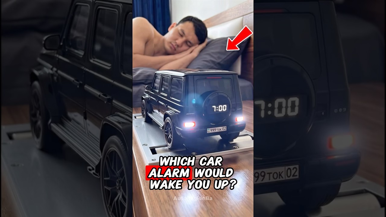 Which Car Alarm Would Wake You Up? 🚨😴🚗 #shorts #automobile #car #sleep #viral