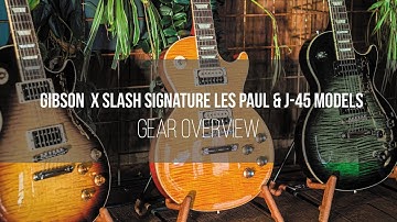 First look at the 2020 Gibson x Slash Signature Les Paul and J-45 models!