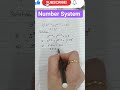 Number System/How To Solve? #maths#youtubeshorts#viral #shortsfeed#exponential