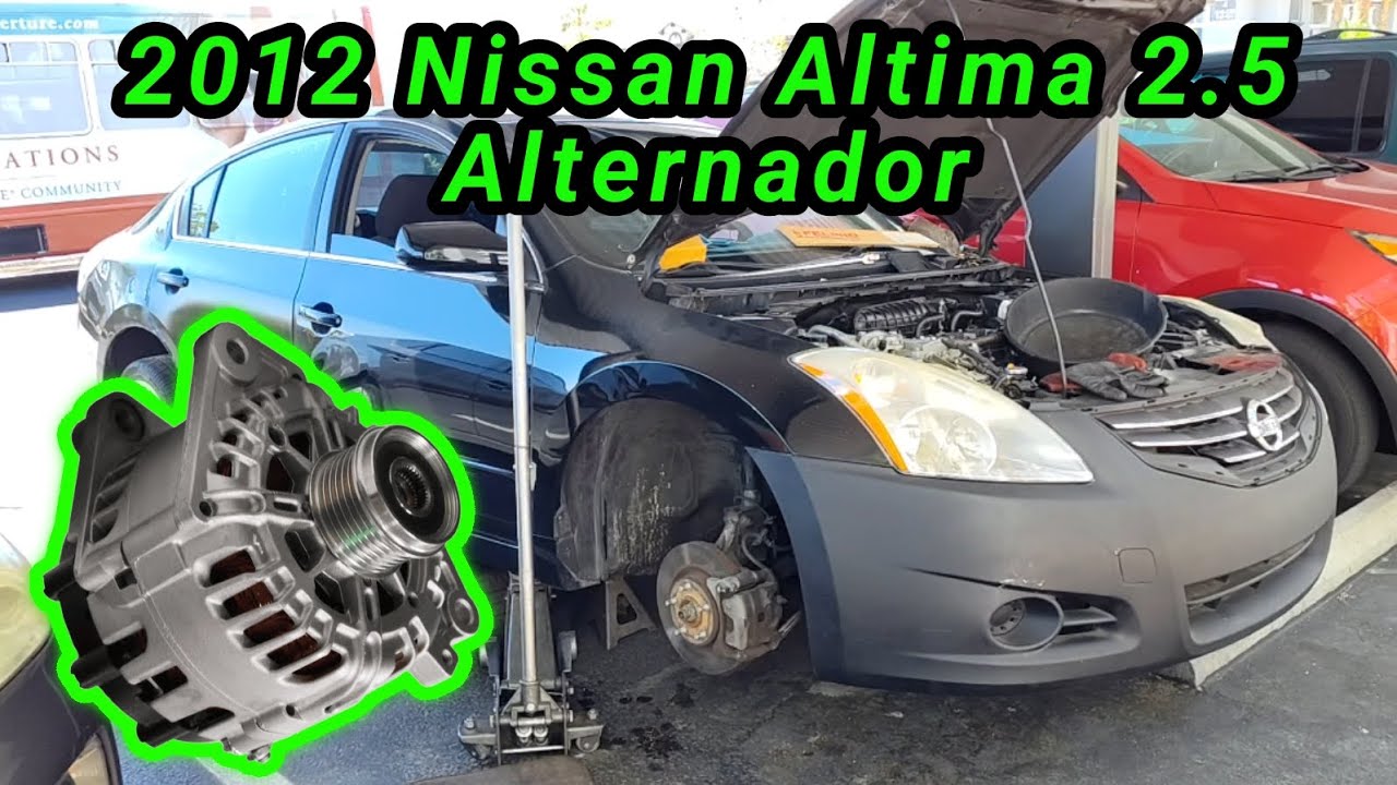 2012 Nissan Altima 2.5 Cómo cambiar el alternador ( How to change the alternator )