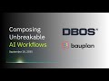 Composing Unbreakable AI Workflows