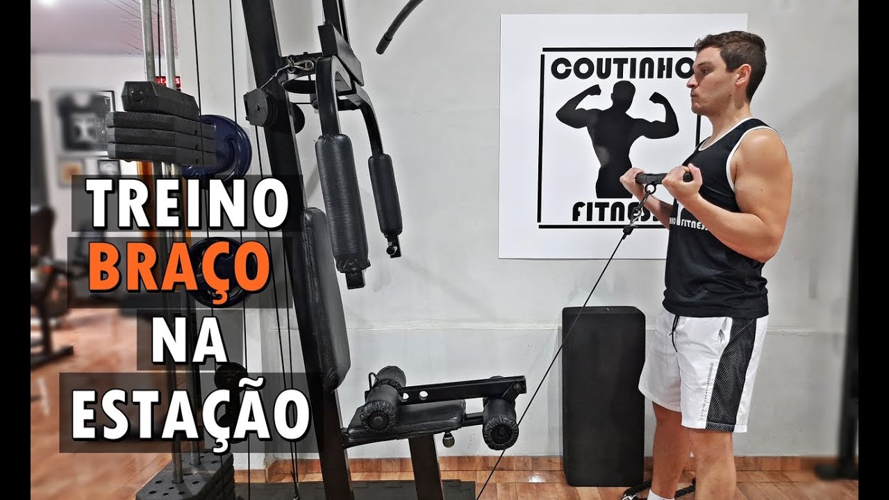 Treino Para BRAÇO na Estação de Musculação - YouTube