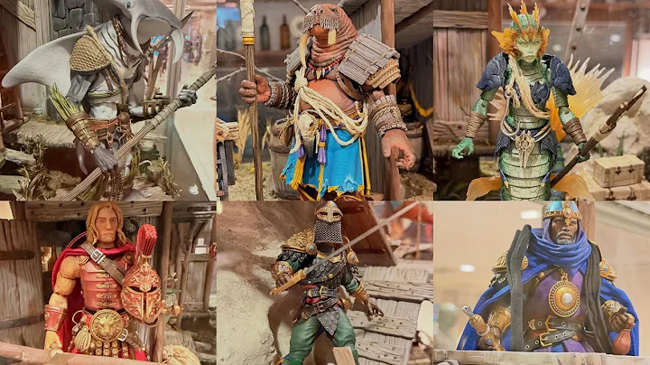 New Mythic Legions action figures wave on display Legions Con via Toymigos