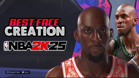 MOST ACCURATE KEVIN GARNETT FACE CREATION ON 2K25! HOW TO MAKE KG FACE CREATION on NBA 2K25!