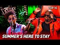 Top 10  summer vibes in the voice