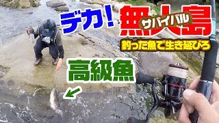 【無人島2泊3日】釣った魚で生き延びろ‼#3