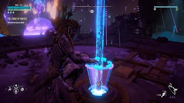Horizon Zero Dawn PC : Frozen Wilds - THE FORGE OF WINTER : Activating the Source Node PUZZLE