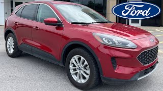 2021 Ford Escape SE Hybrid AWD w/ Cold Weather Pkg Rapid Red Metallic w/Tinted ClearCoat Walk-Around Red 2021 Ford Escape Se Hybrid Review Macphee Ford