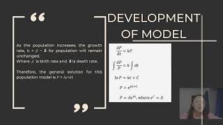 ODE Group 5 Video Assignment: Exponential Model of Population Growth