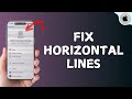 How To Fix Horizontal Lines On iPhone