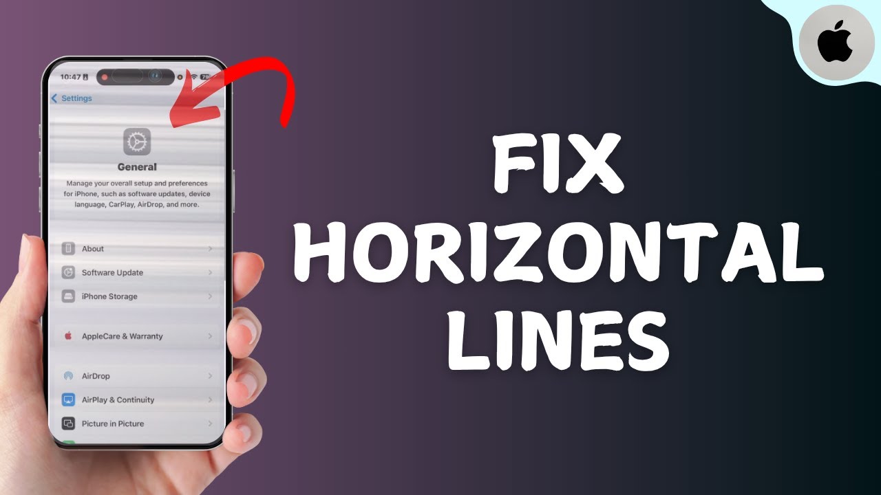 How To Fix Horizontal Lines On iPhone
