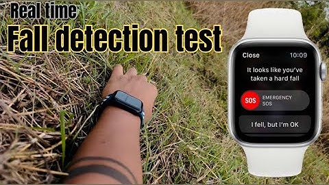 Apple Watch Fall Detection Test 🆘🚨 | Real Emergency SOS Call Demo. #apple #fall #watch 