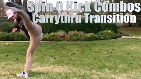 Spin 0 Kick Combos: Carrythru Transition | Tricking Tutorial #65