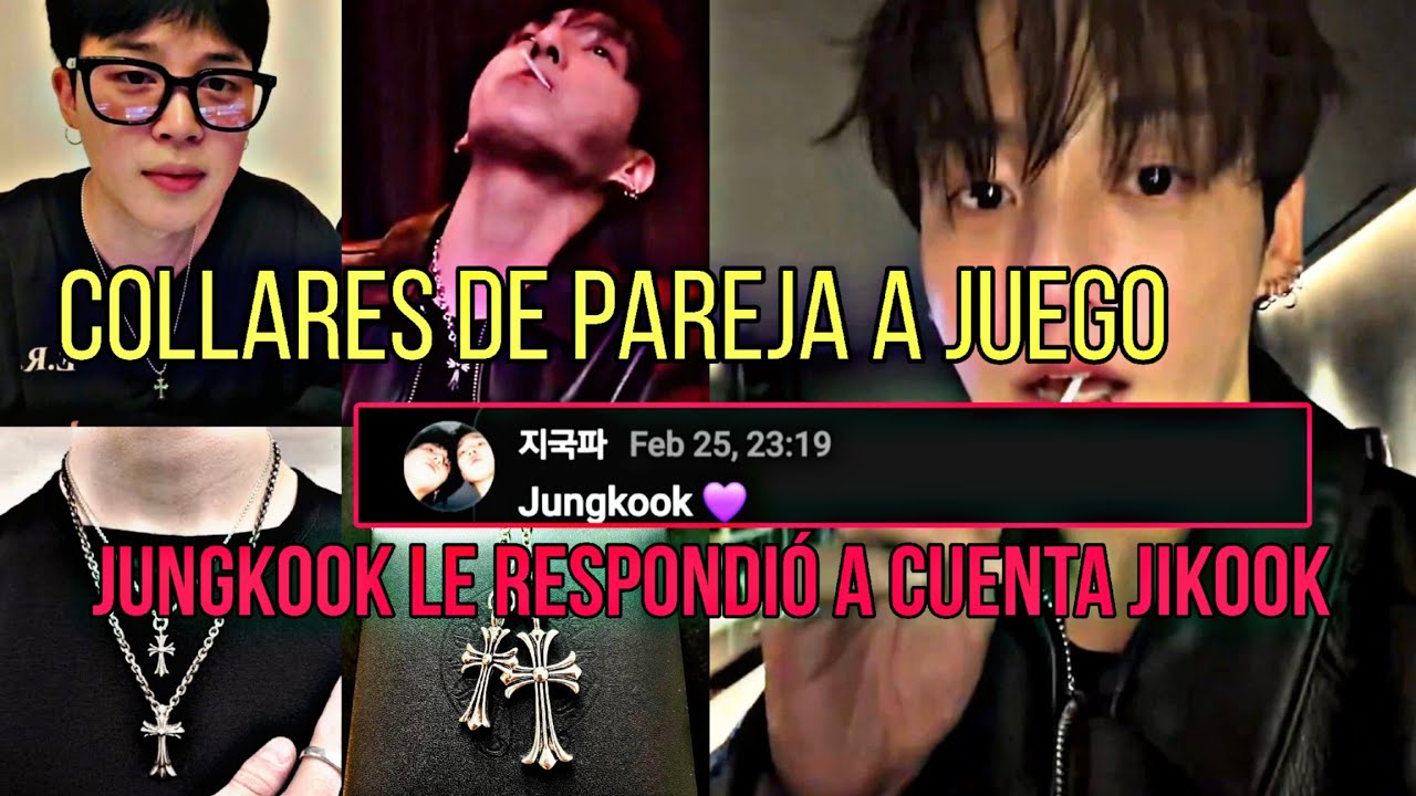 JIKOOK - Чонгук ответил на аккаунт JIKOOK, и они оба надели одинаковые колье! 😱💜