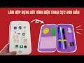 Hướng dẫn làm hộp đựng bút iphone cực đơn giản bằng bìa cát tông| BACK T...