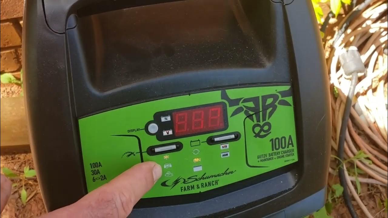 Schumacher Farm and Ranch, 100a 6V/12V Battery Charger, Maintainer