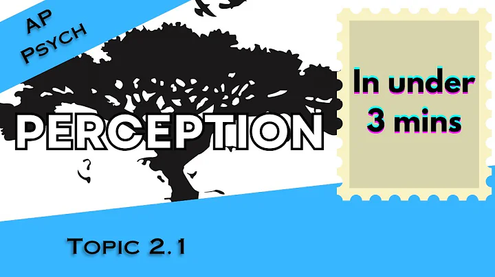 Perception Explained in Under 3 mins (AP Psychology Unit 2 Topic 1) 2.1