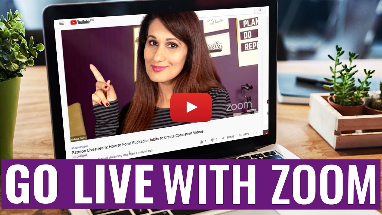 GO LIVE ON YOUTUBE WITH ZOOM - BEST VIDEO QUALITY, OLD LAPTOP EASY SETUP 