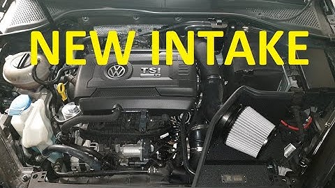 Integrated Engineering Intake Installed MK7 Golf R!
