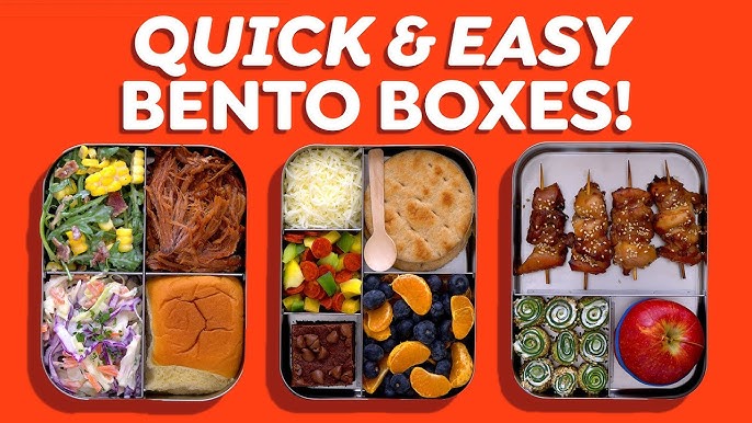 Bento Box Lunch Ideas - Compilation video! 