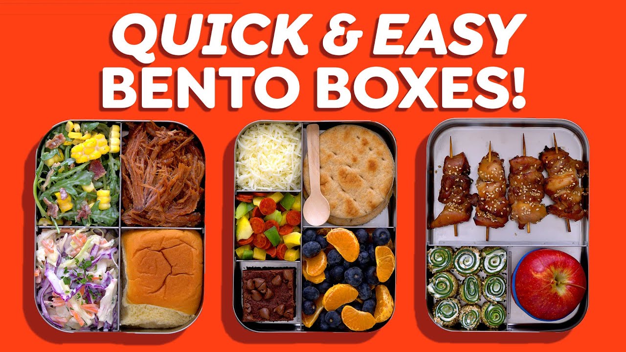 HEALTHY, QUICK & EASY BENTO BOX: Over 60 Simple Recipes for 30 Lunch Box  Meals Under 500 Calories 