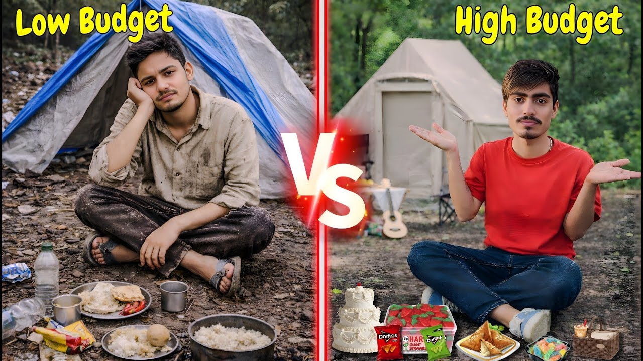 Low Budget To high Budget overnight survival challenge in Jungle 😱😰 @Xplore_Adventure 