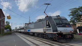 Nj Transit Alp-46A Njcl Train 3256 Red Bank Nj