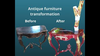 Transformation meuble antique design, comment transformer vos vieux meubles, Résine époxy