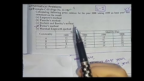 Index Number,Lecture-1    Business Statistics, BBA honours and MBA preliminary