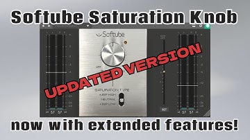 Softube Saturation Knob Extended Features