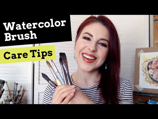 12 Tips for Happy Brushes—How to Care for Your Watercolor Brushes