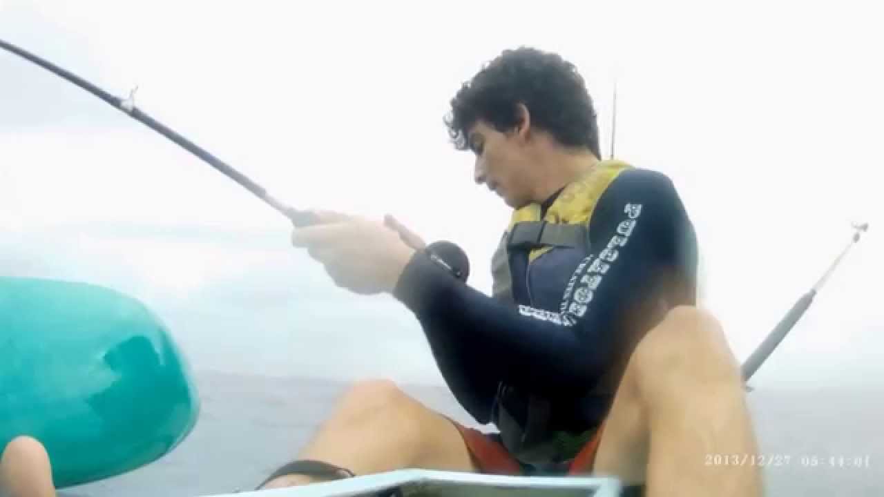 Kayak fishing for Tuna. Bluff, Durban, KZN YouTube