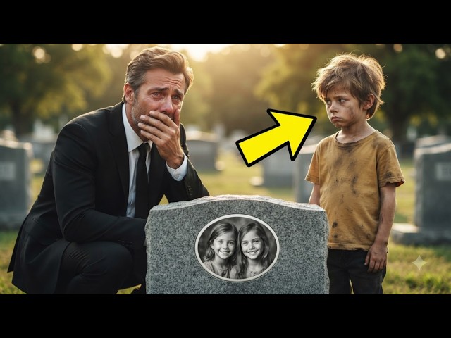 Mi hanno chiamato al cimitero per dire addio alle mie figlie. Ho pianto davanti al loro memoriale per sei mesi, convinto di non avere più nulla. Poi un ragazzo sconosciuto, con una maglietta...