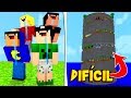 Minecraft: 4 NOOBS vs PARKOUR IMPOSSÍVEL!