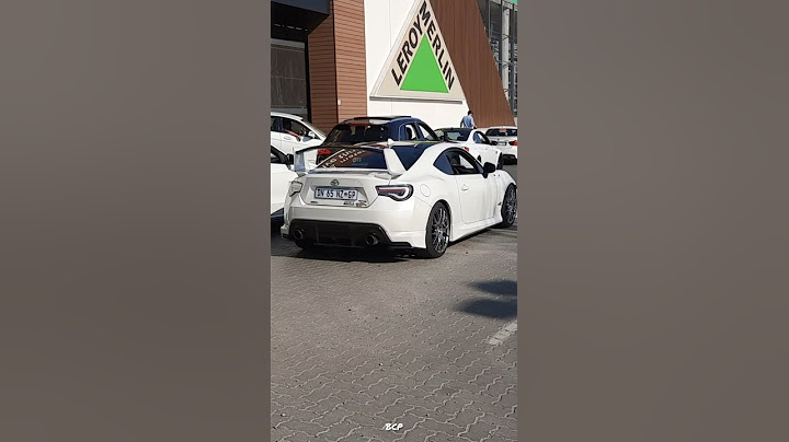 Toyota GT86 leaving a car meet! (RAW SOUND) #shorts