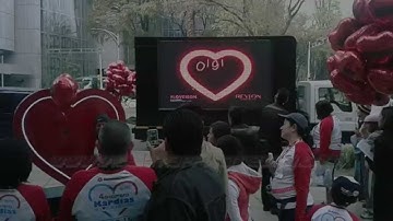 Videomapping Interactivo REVLON (activación)