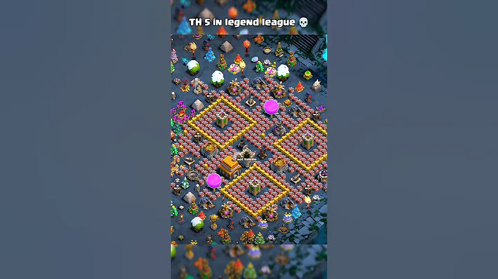 Th 5 in legend league ☠️ ll Clash of clans ll #shorts #clashofclans #coc