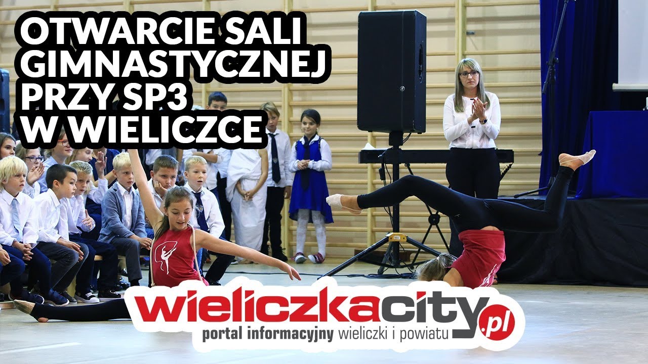 Uroczyste otwarcie sali gimnastycznej przy SP 3 w Wieliczce - WieliczkaCity.pl